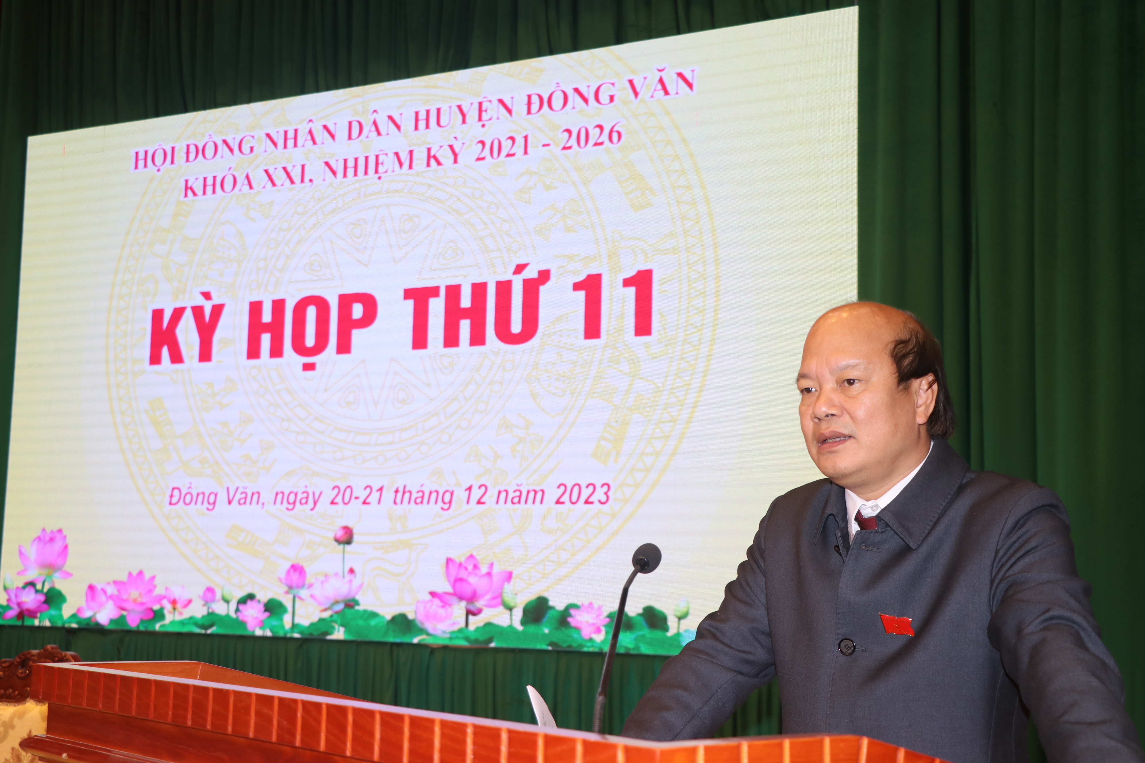 Kỳ họp thứ 11 Hội đồng nhân dân huyện Đồng Văn khóa XXI, nhiệm kỳ 2021-2022