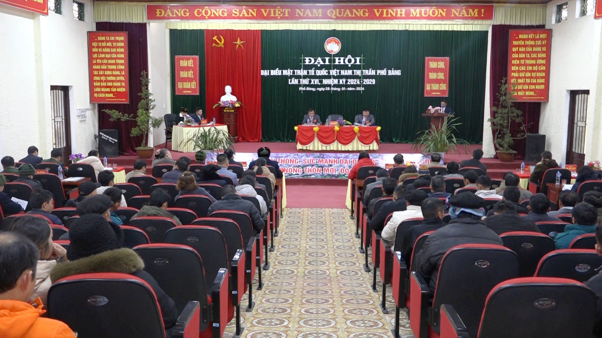 Đại hội đại biểu MTTQ Việt Nam Thị trấn Phố Bảng lần thứ XVI, nhiệm kỳ 2024 - 2029