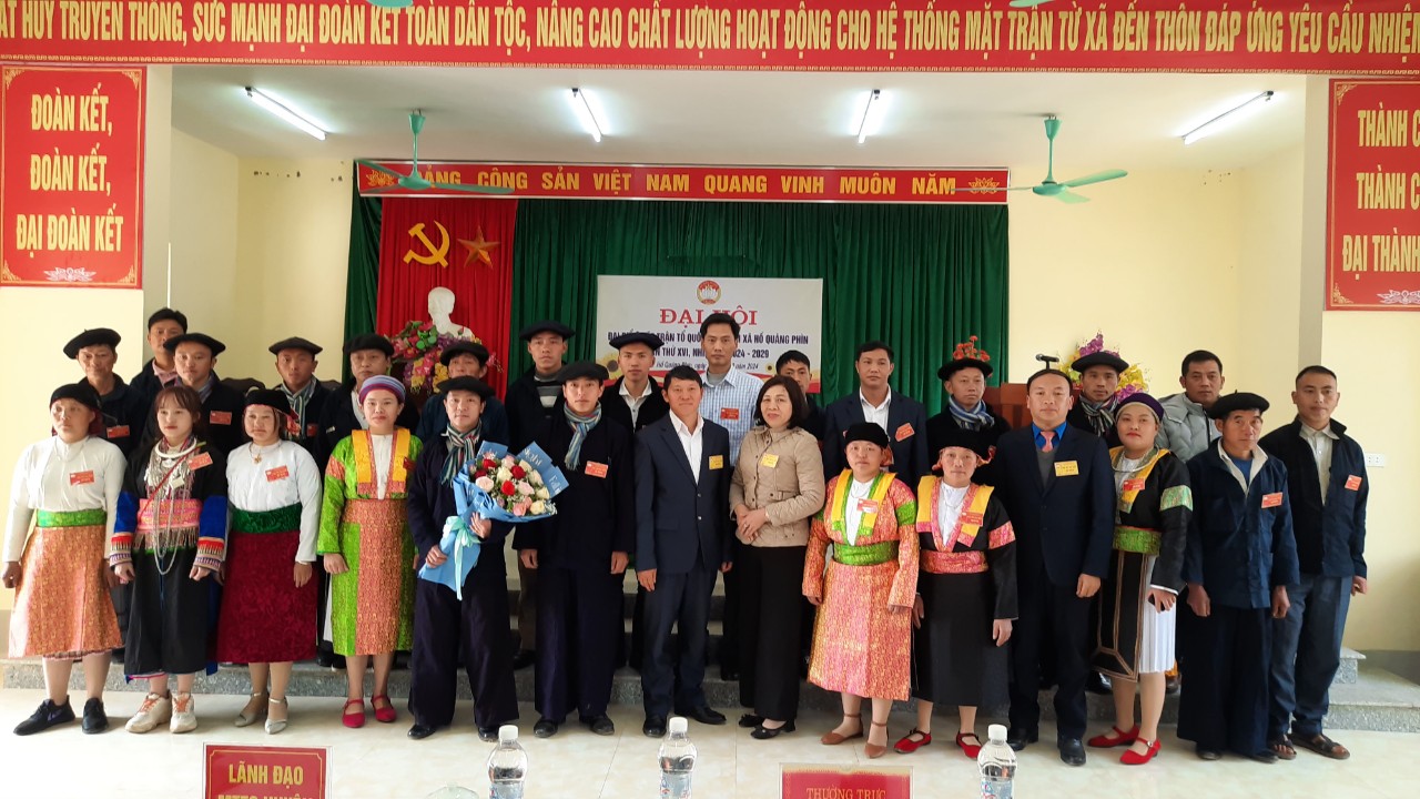 Đại Hội đại biểu Mặt trận Tổ Quốc Việt Nam xã Hố Quáng Phìn lần thứ XVI,  nhiệm kỳ 2024-2029