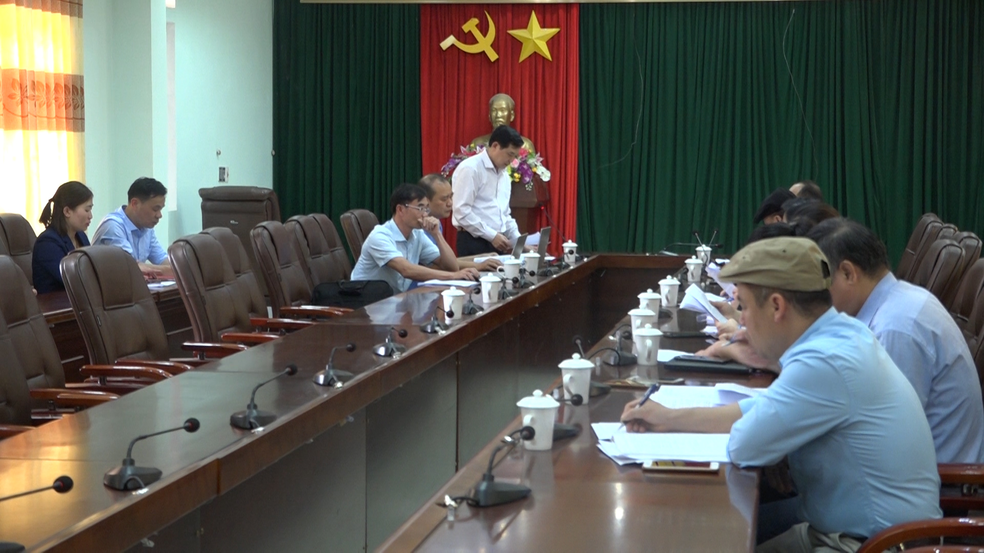 Ban dân tộc tỉnh làm việc tại huyện Đồng Văn