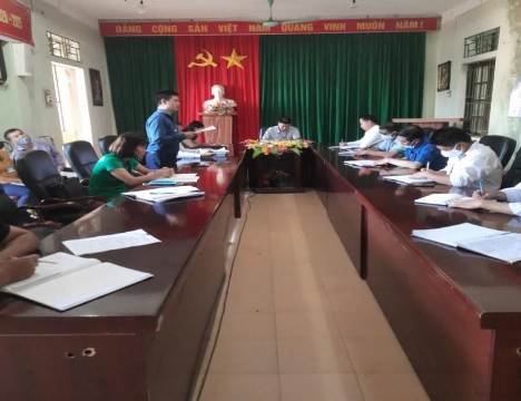 Đoàn kiểm tra cải cách hành chính huyện Đồng Văn kiểm tra công tác cải cách hành chính tại các xã, thị trấn