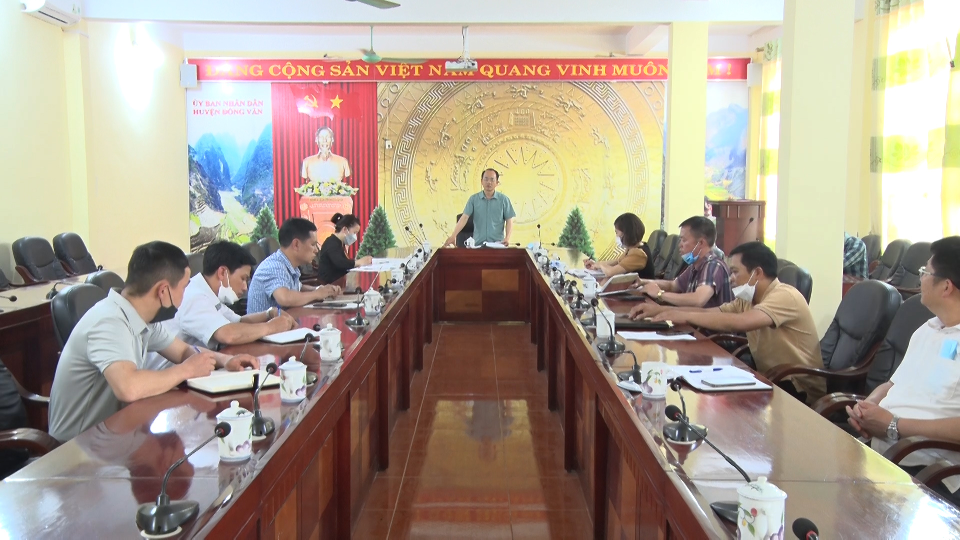 Đồng Văn họp chuẩn bị công tác tổ chức Lễ hội khèn Mông lần thứ VII và Đại hội TDTT lần thứ III năm 2022