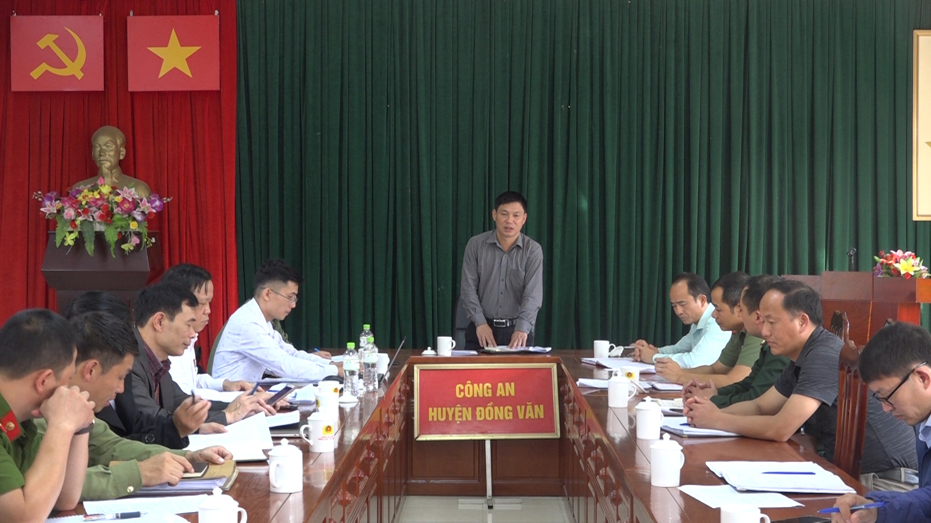 Ban chỉ đạo 138 tỉnh Hà Giang kiểm tra công tác phòng chống tội phạm tại huyện Đồng Văn