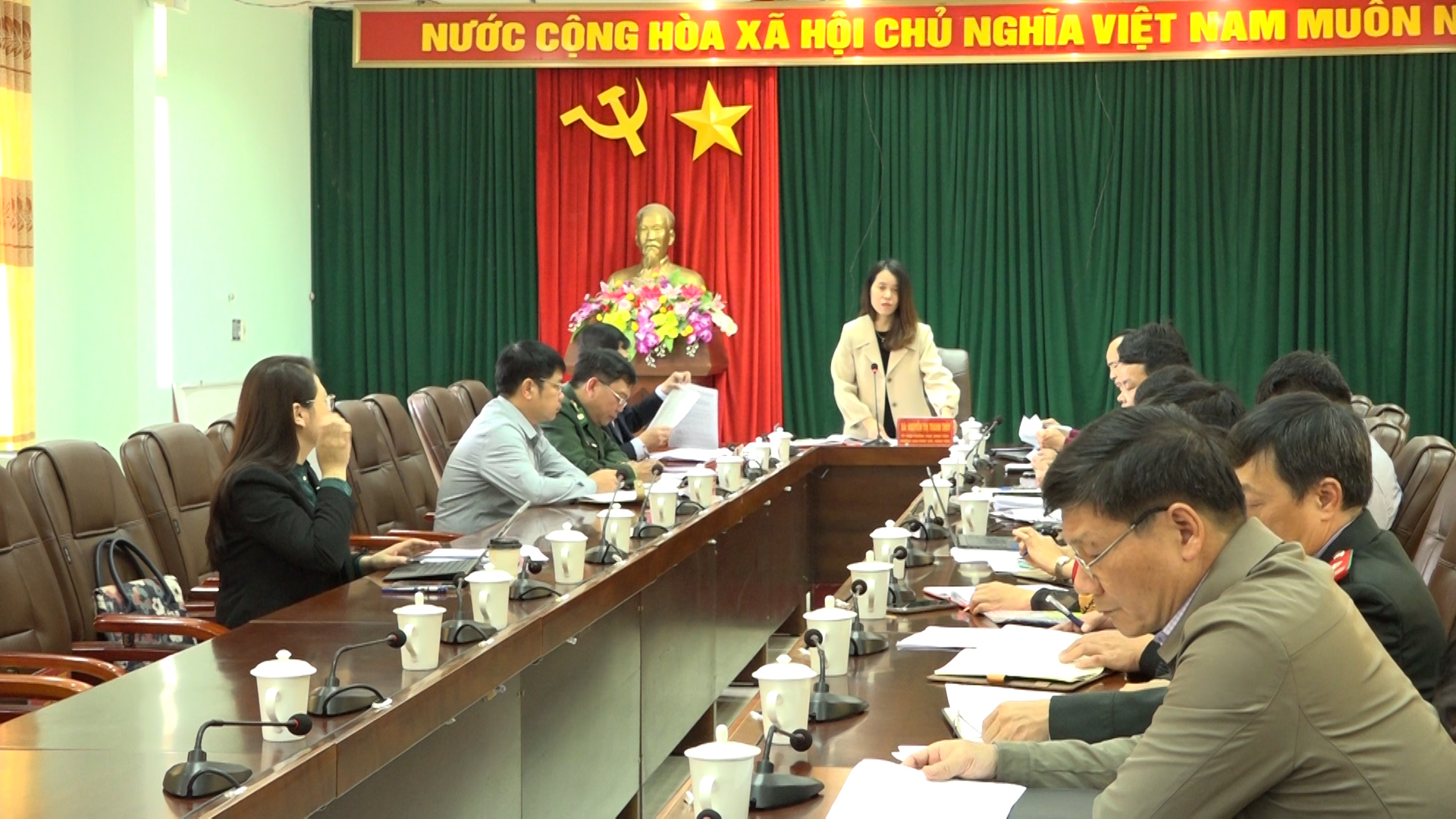 Ban pháp chế HĐND Tỉnh làm việc tại huyện Đồng Văn