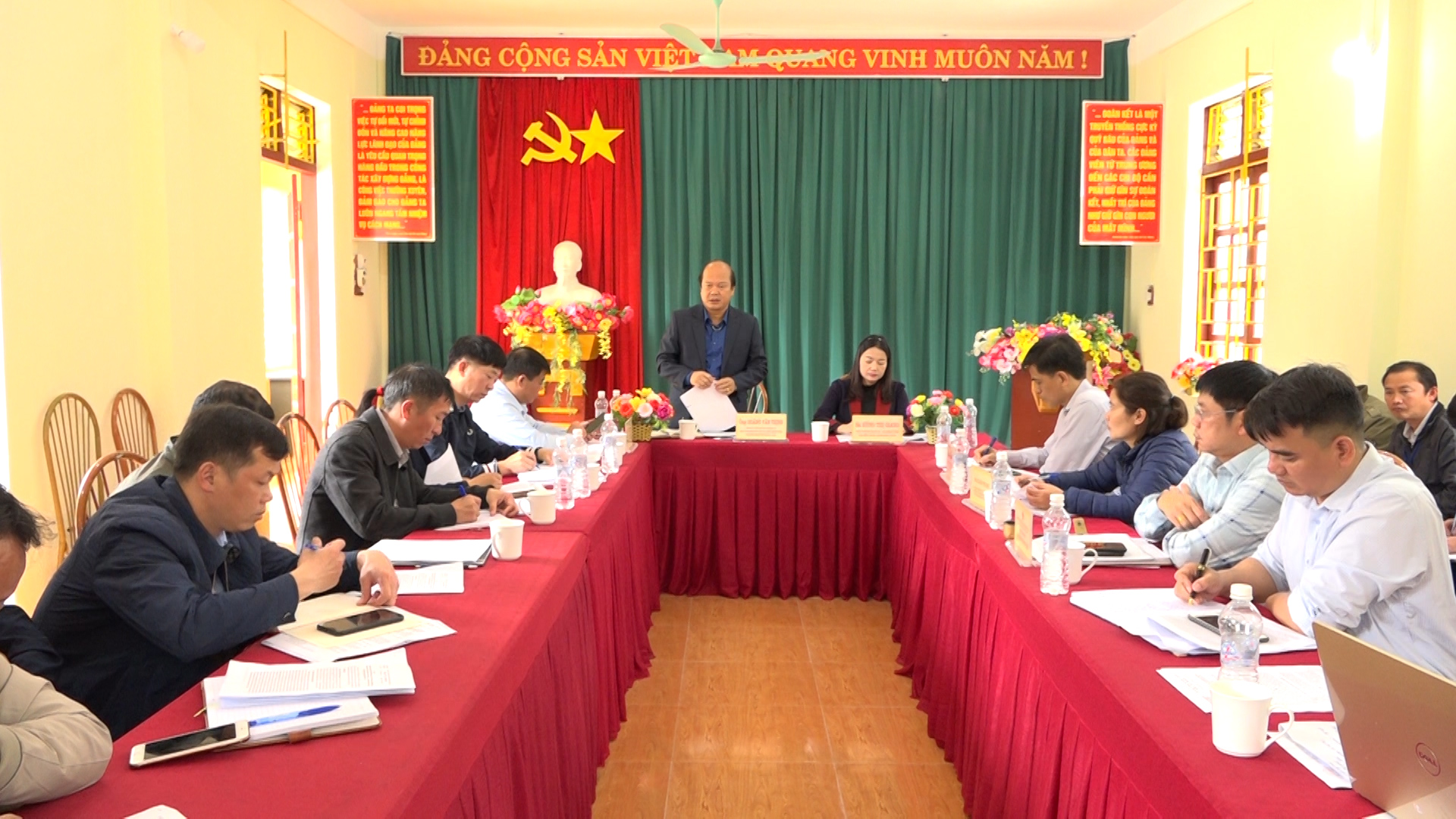 Đoàn giám sát HĐND tỉnh làm việc tại huyện Đồng Văn