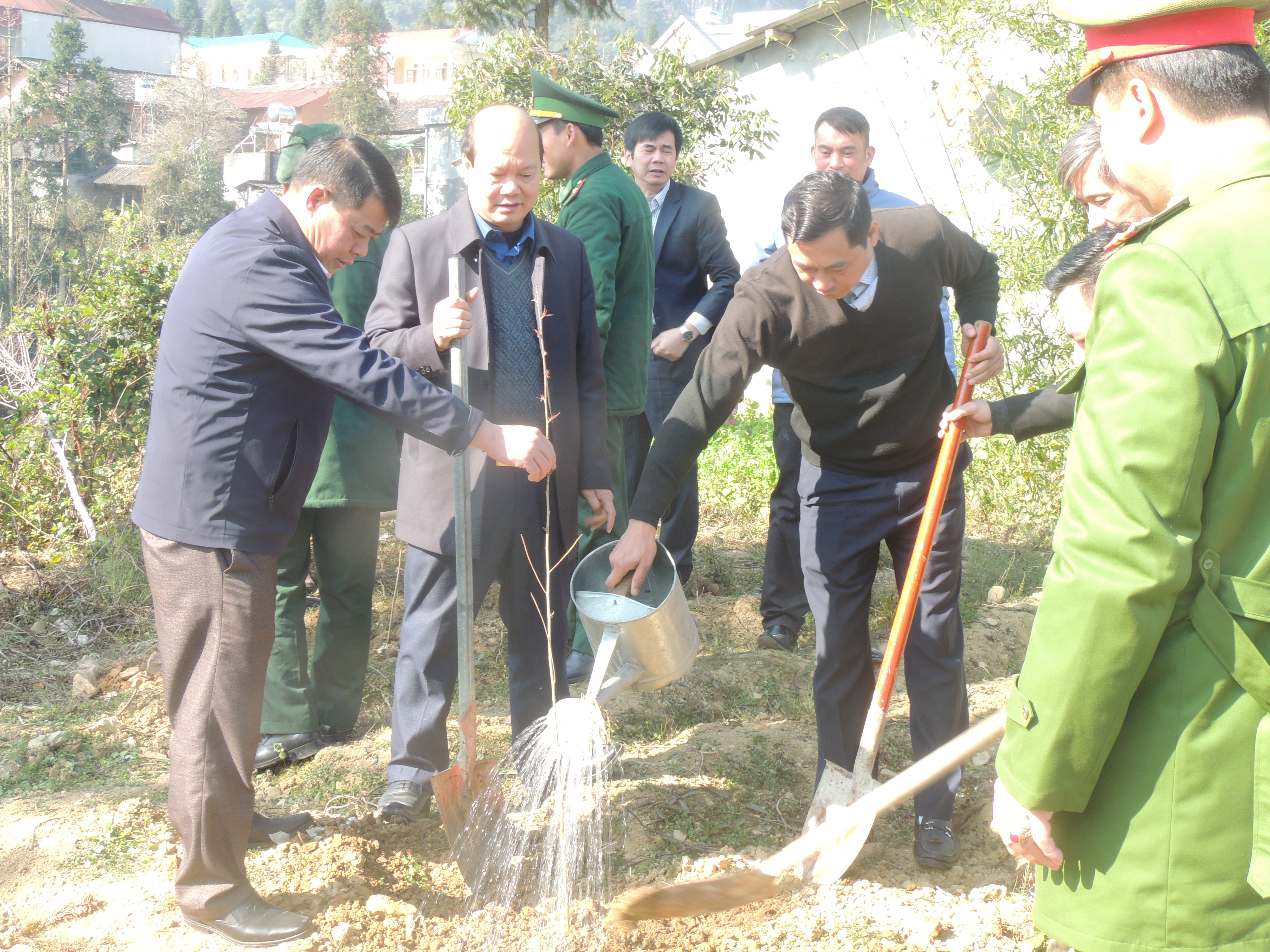 Thị trấn Phố Bảng: Tổ chức lễ phát động Tết trồng cây Xuân Quý Mão 2023