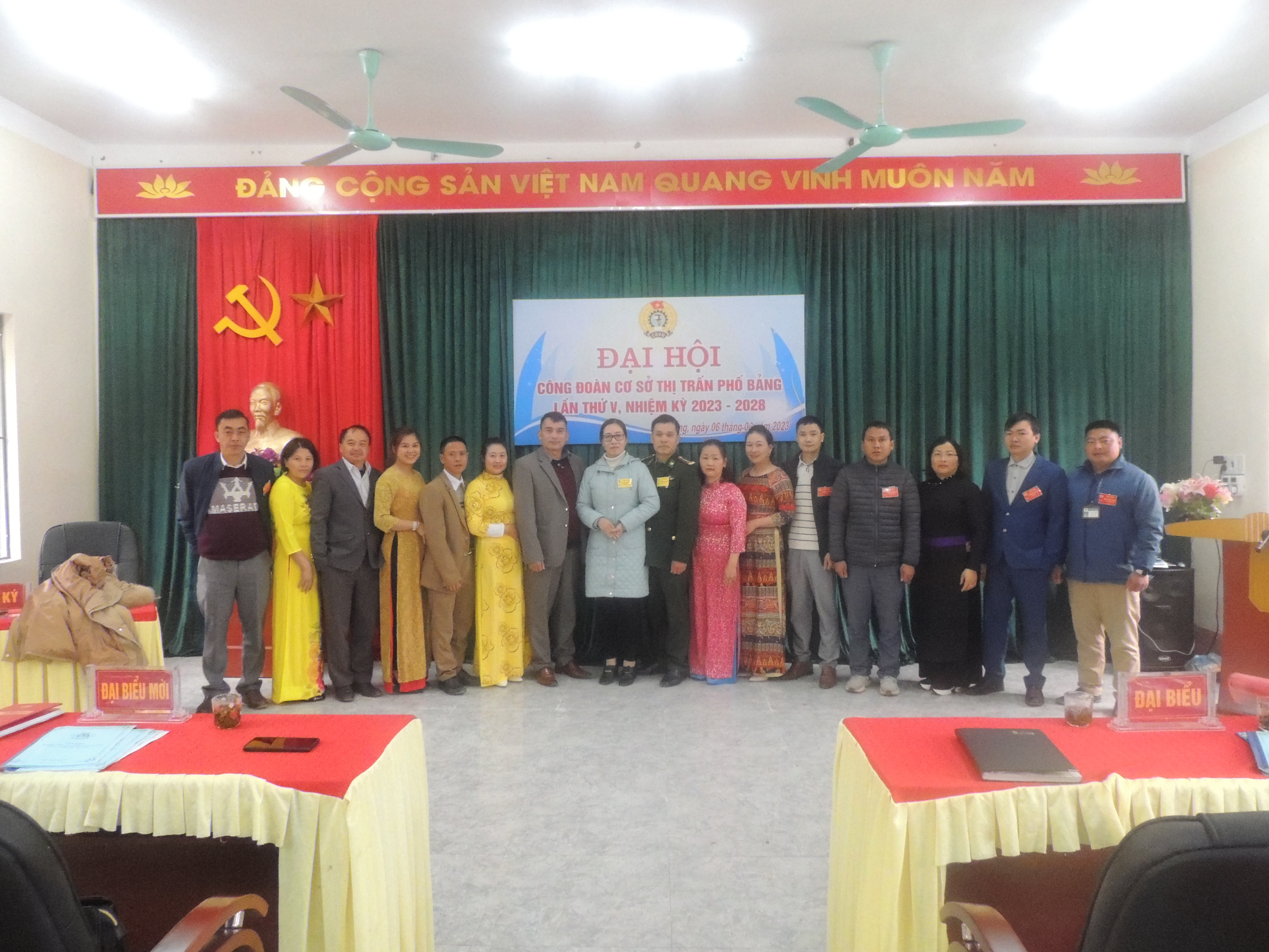 Đại hội Công đoàn cơ sở thị trấn Phố Bảng, nhiệm kỳ 2023 - 2028