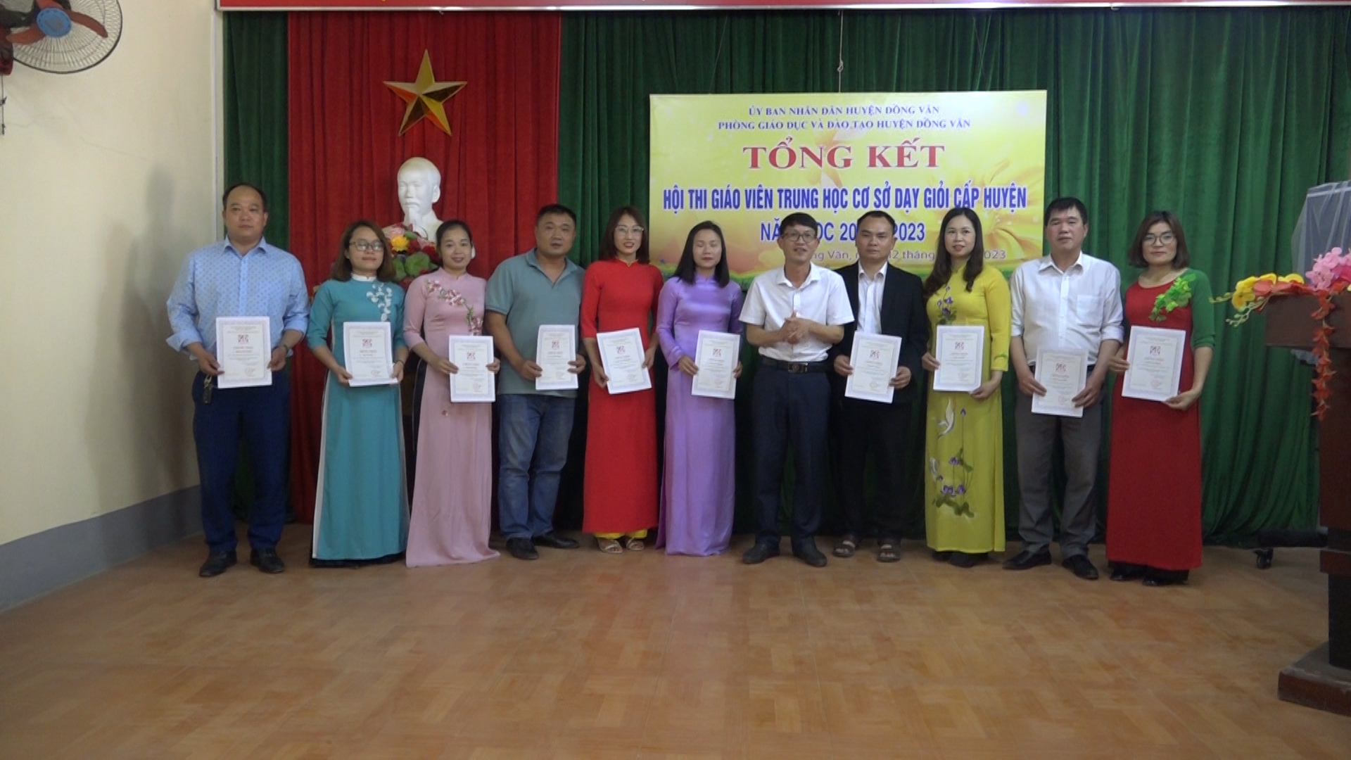 Tổng kết Hội thi giáo viên dạy giỏi cấp huyện bậc THCS năm học 2022 - 2023