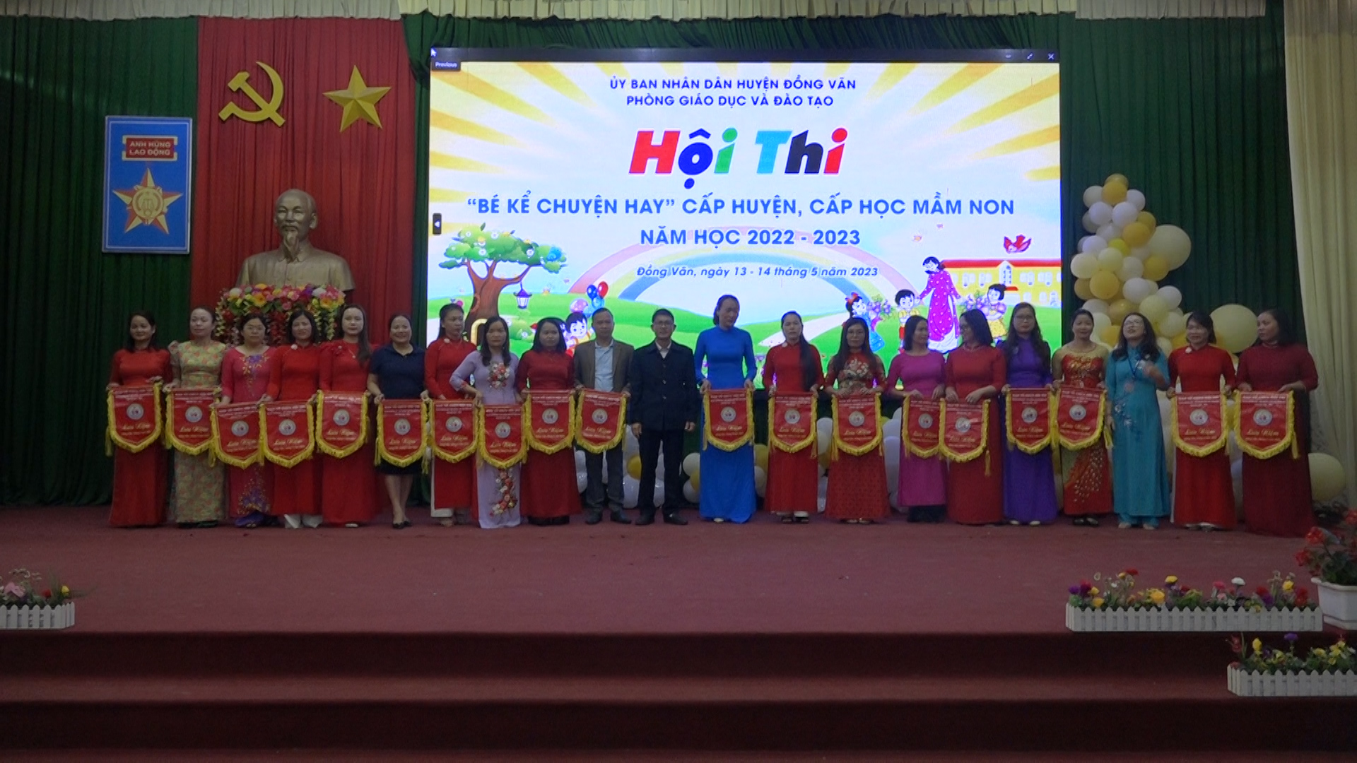 Huyện Đồng Văn tổ chức Hội thi Bé kể chuyện hay cấp huyện bậc Mầm non năm học 2022 – 2023