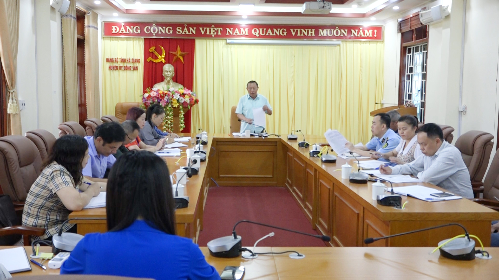 Đồng Văn, họp Ban chỉ đạo cuộc vận động “Người Việt Nam ưu tiên dùng hàng Việt Nam”