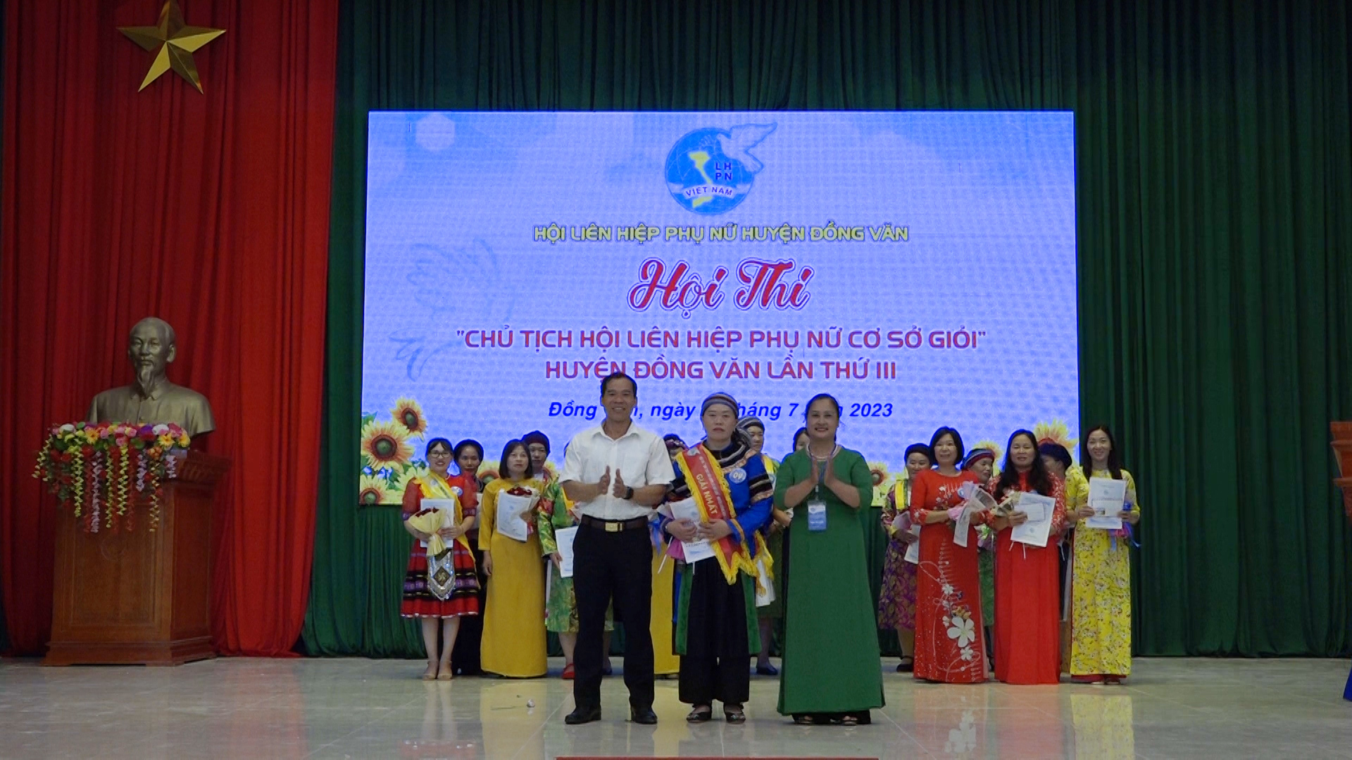 Hội thi Chủ tịch Hội liên hiệp Phụ nữ cơ sở giỏi huyện Đồng Văn lần thứ III