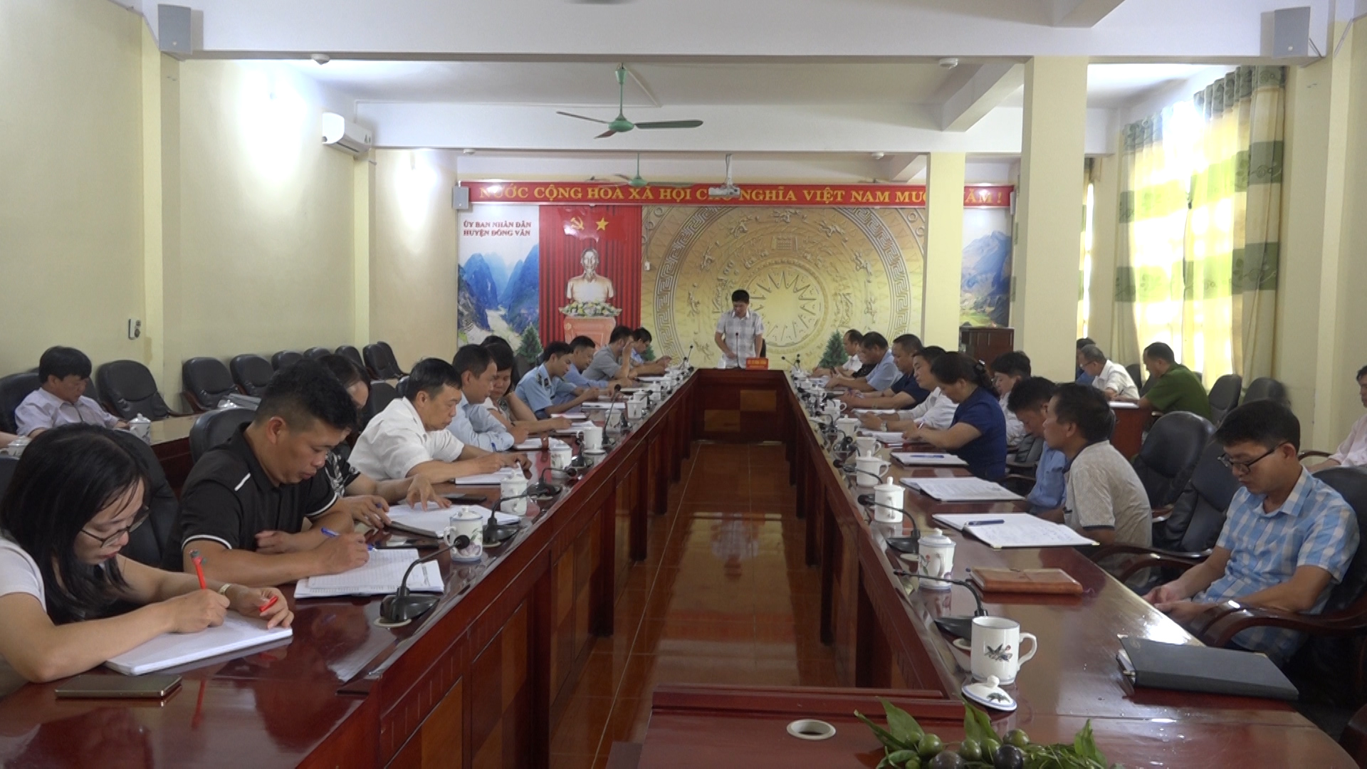Sở Y tế tỉnh Hà Giang làm việc tại huyện Đồng Văn